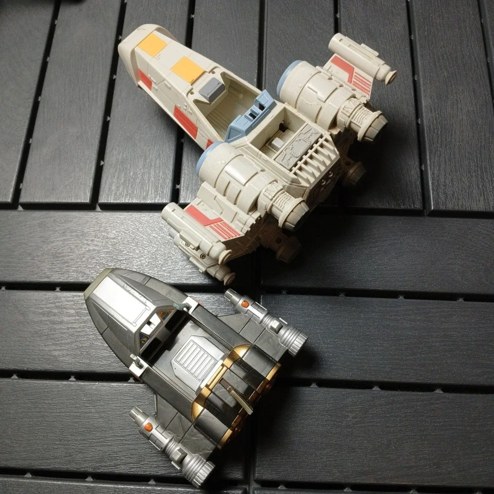 Vintage Hasbro Bandai Star Wars X Wing Fighter Ship Power Rangers LOT‎ 2 -ZC